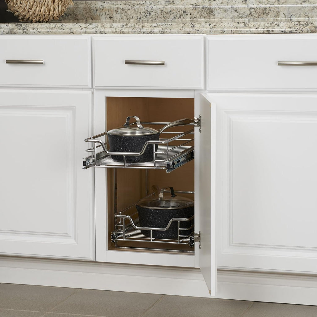 2-Tier Sliding Cabinet Organizer J7224