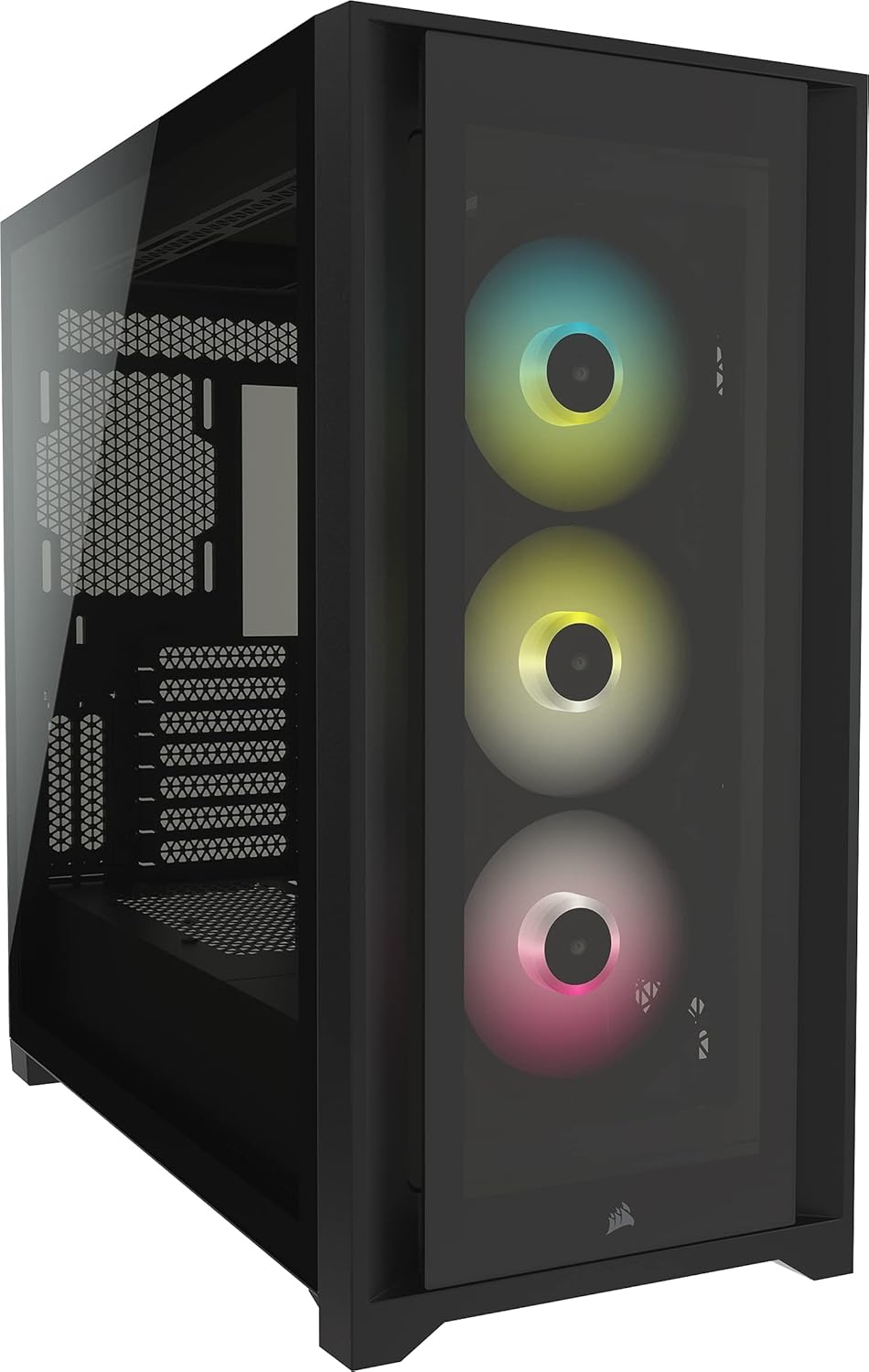 White Tempered Glass Mid-Tower ATX PC Case I19442