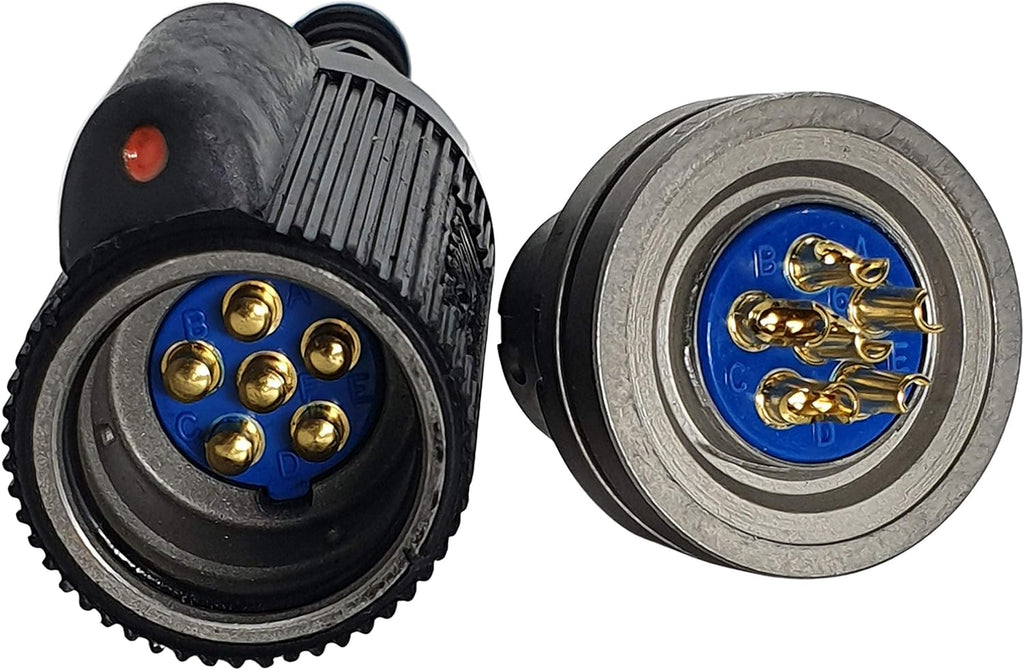 Military Audio Connector 5 Pin Male Female Set I254389