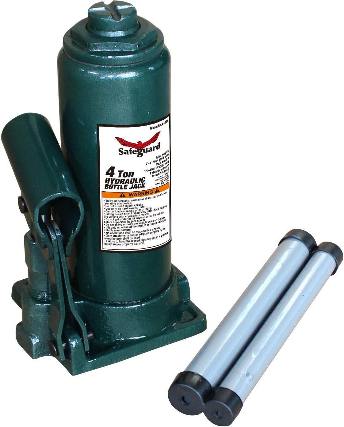 Steel 4 Ton Bottle Jack L642