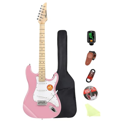 Lightning Blue 39 Inch Solid Body Electric Guitar Set R51672