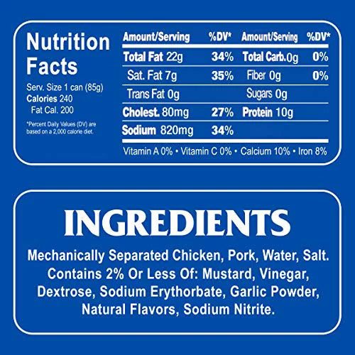 3 OZ Canned Potted Meat (Pack of 48) Q77429