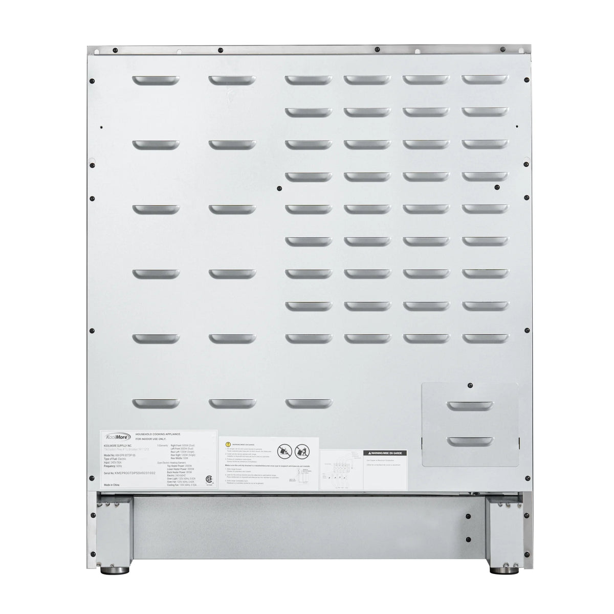 30 Inch Electric Range with Digital controls K7507