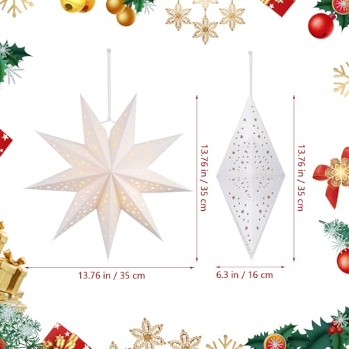 3Pcs Paper Star Lantern Lampshade F2069