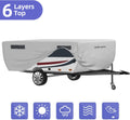 Gray Waterproof Pop Up Camper Cover for 10' - 12' Trailers Y5470