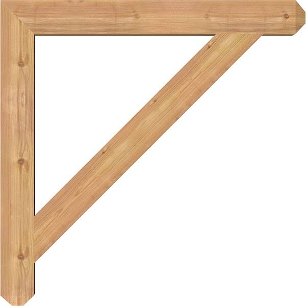 Traditional Craftsman Smooth Bracket, Western Red Cedar J4219