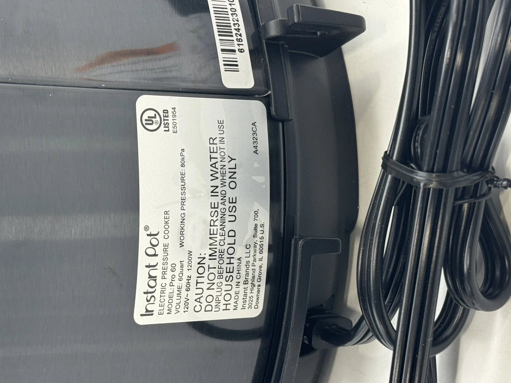 10-in-1 6 Quart Black Pressure Cooker I378826