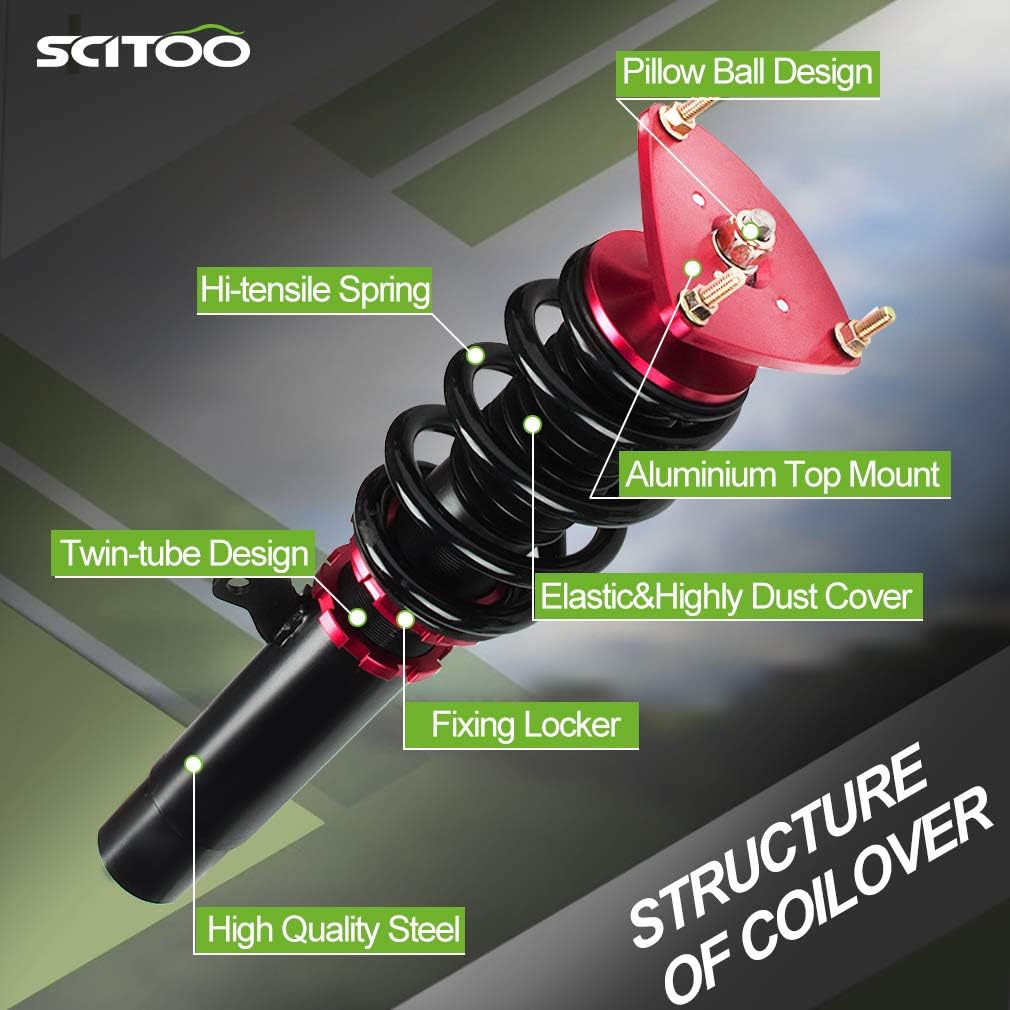 Coilover Suspension Shock Struts Kits Full Set F777485