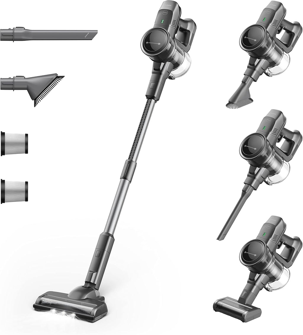 Cordless Stick Vacuum Cleaner 4 in 1, Grey L761