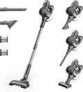 Cordless Stick Vacuum Cleaner 4 in 1, Grey L761