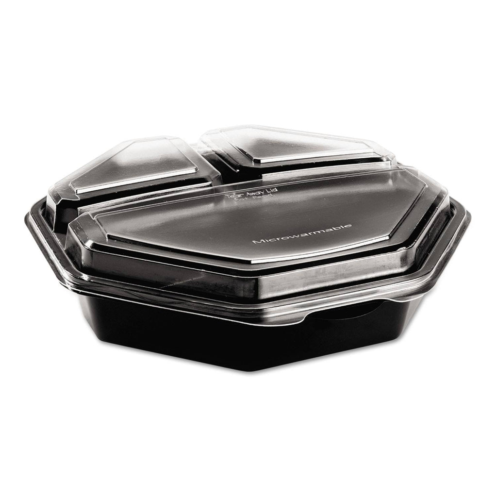 Black/Clear 36oz Container, 100/Carton K930565