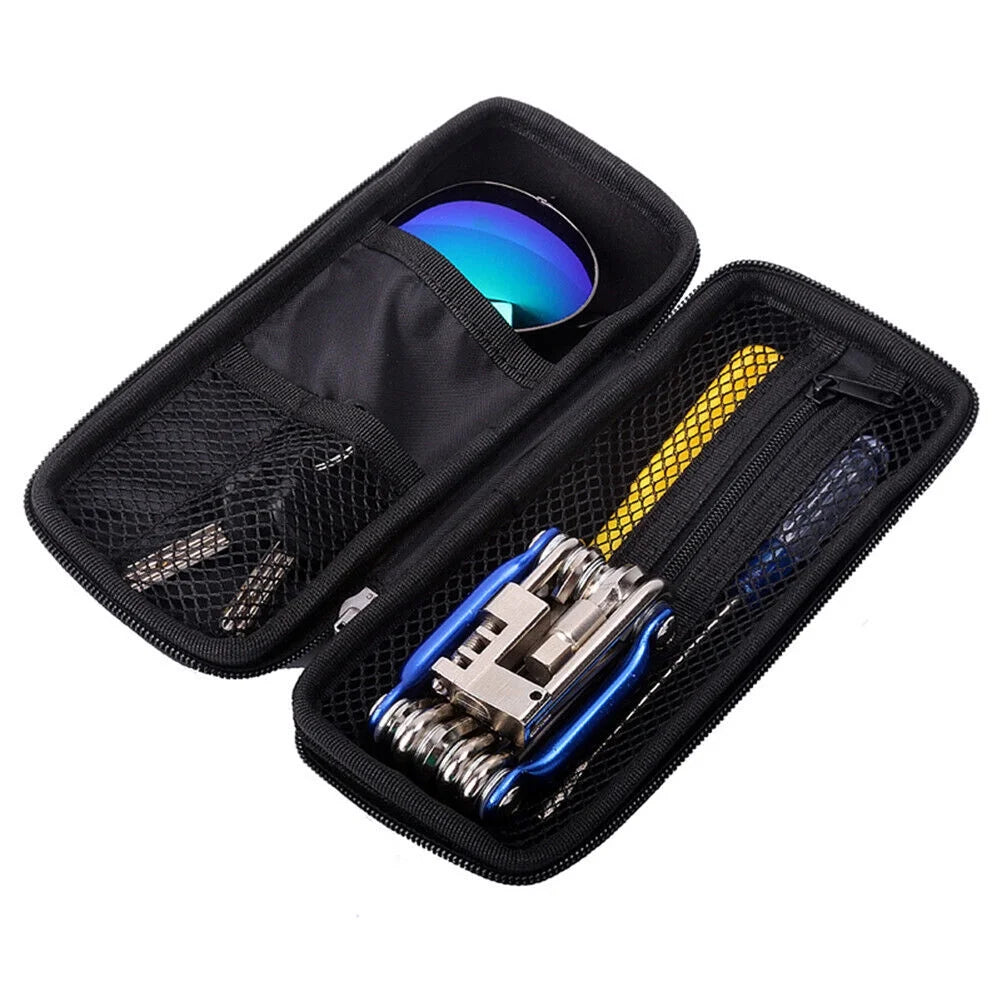 Hard Shell Bike Repair Tool Box Bicycle Storage Bags S9365