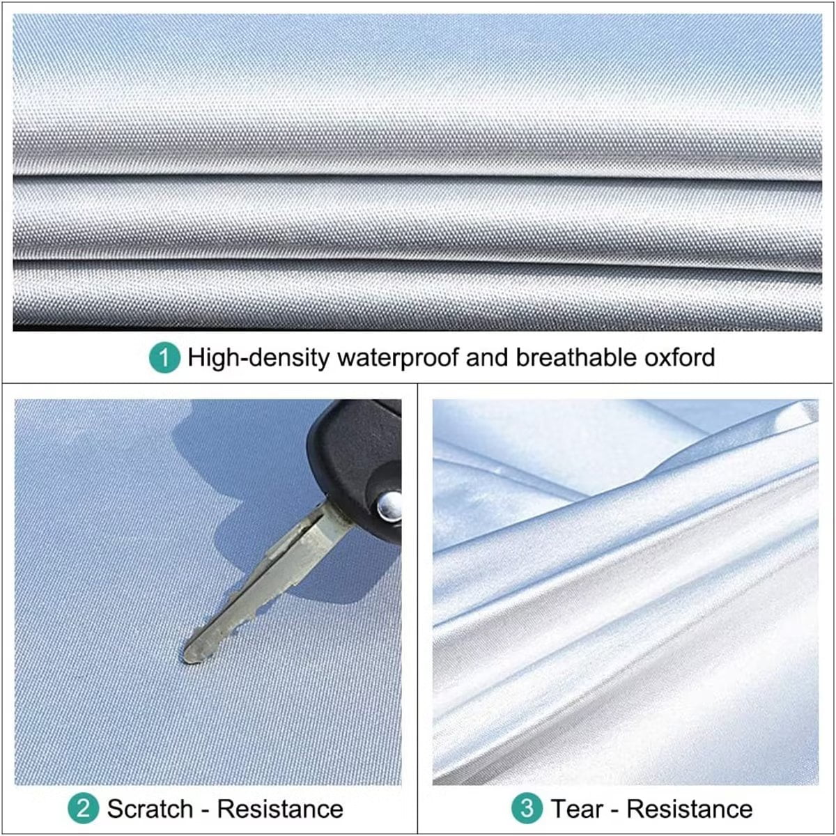 Silver Waterproof SUV Car Cover J99756