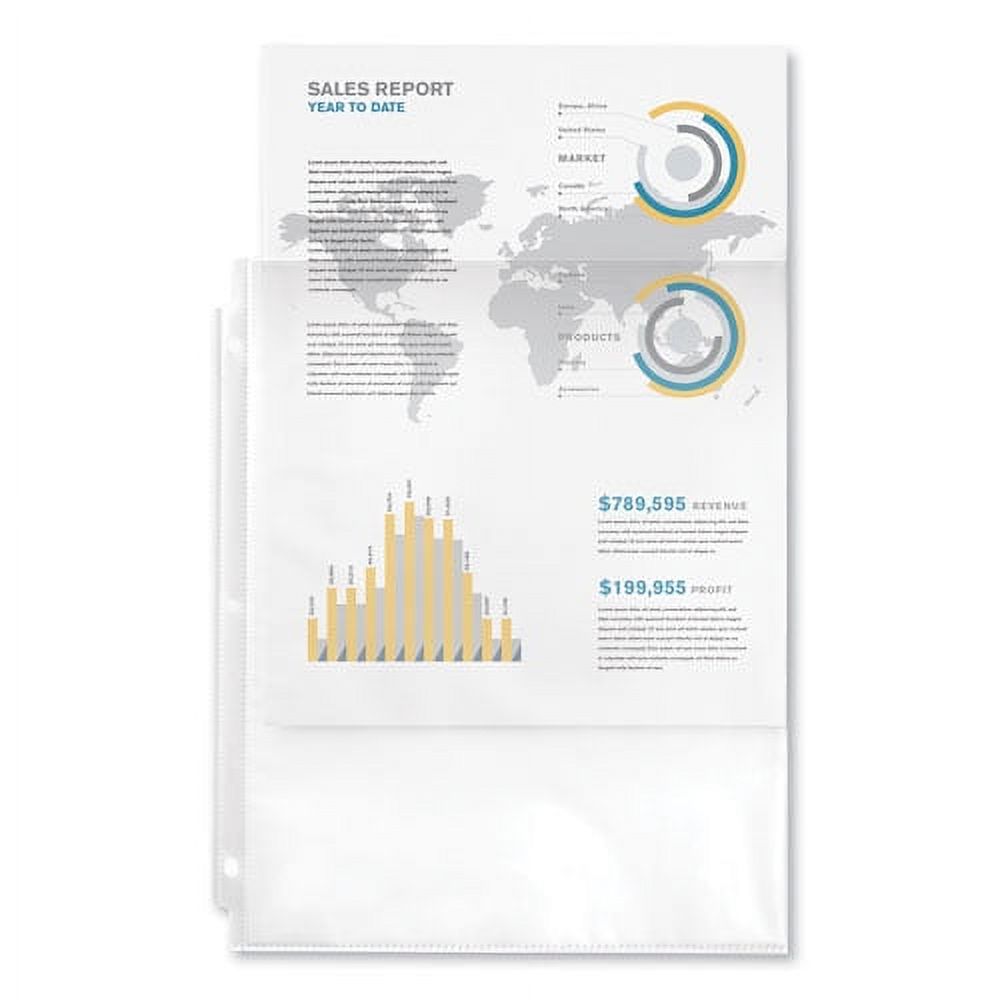 Clear Letter Sheet Protector, 50/box T176726