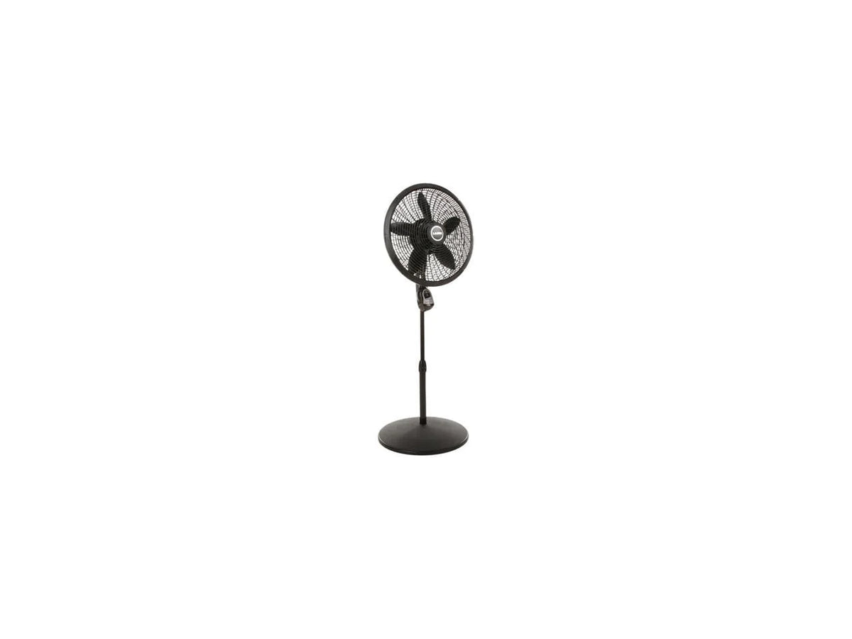 18 Oscillating Pedestal Fan with Remote, 3 Speeds, Black V835531
