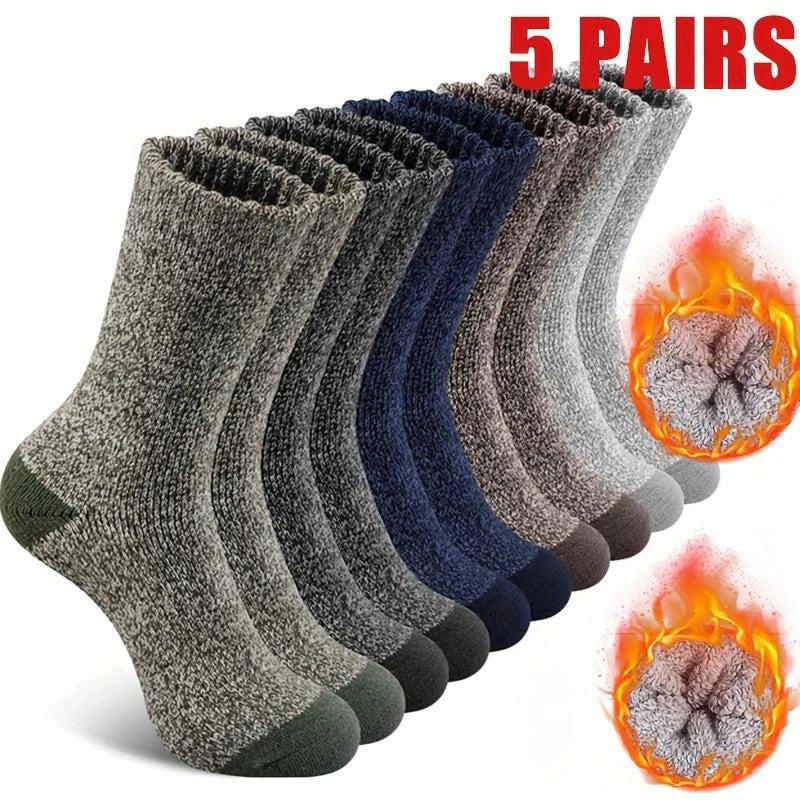 5 Pairs Thickened Warm Winter Socks S97710