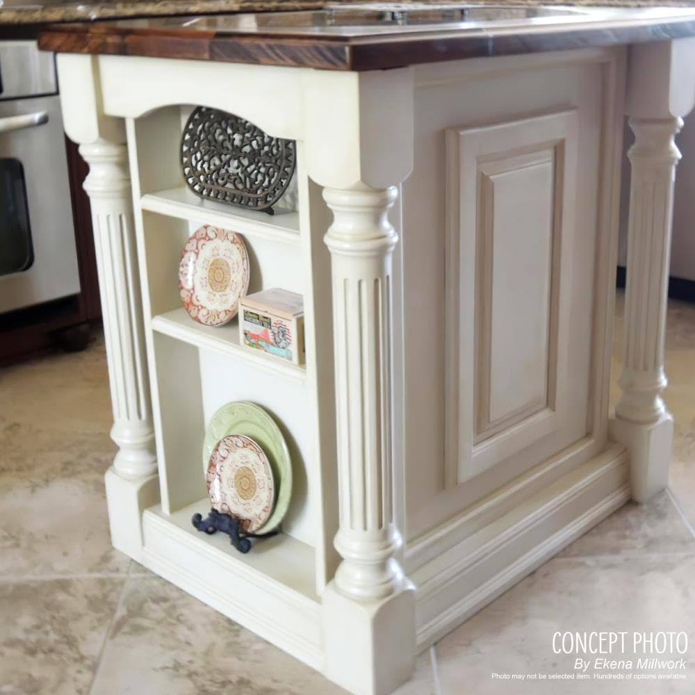 Cherry Fluted Cabinet Column Q646042