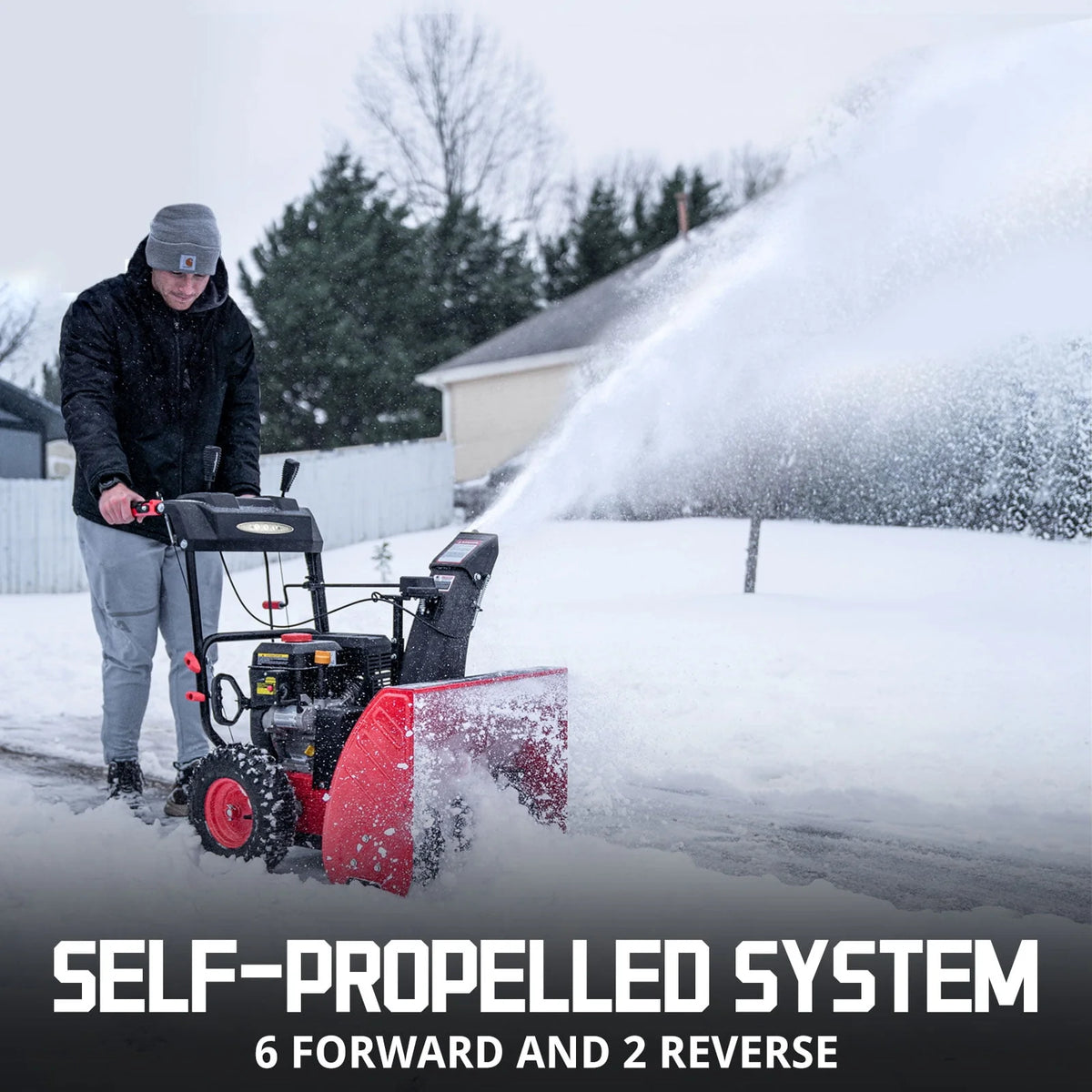 24 in. Two-Stage 212CC Self-Propelled Gas Snow Blower C9771