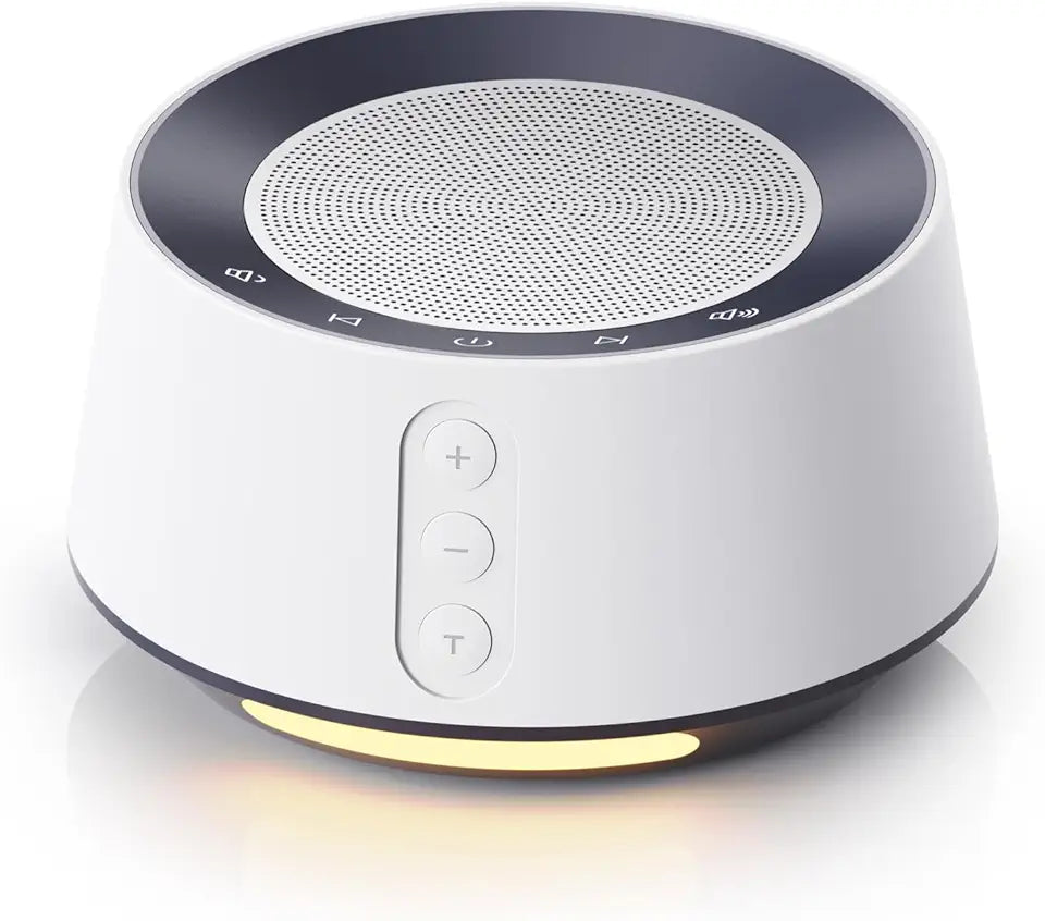 White Noise Sound Machine with 14 Soothing Sounds and 10 Levels Night Light Y969262