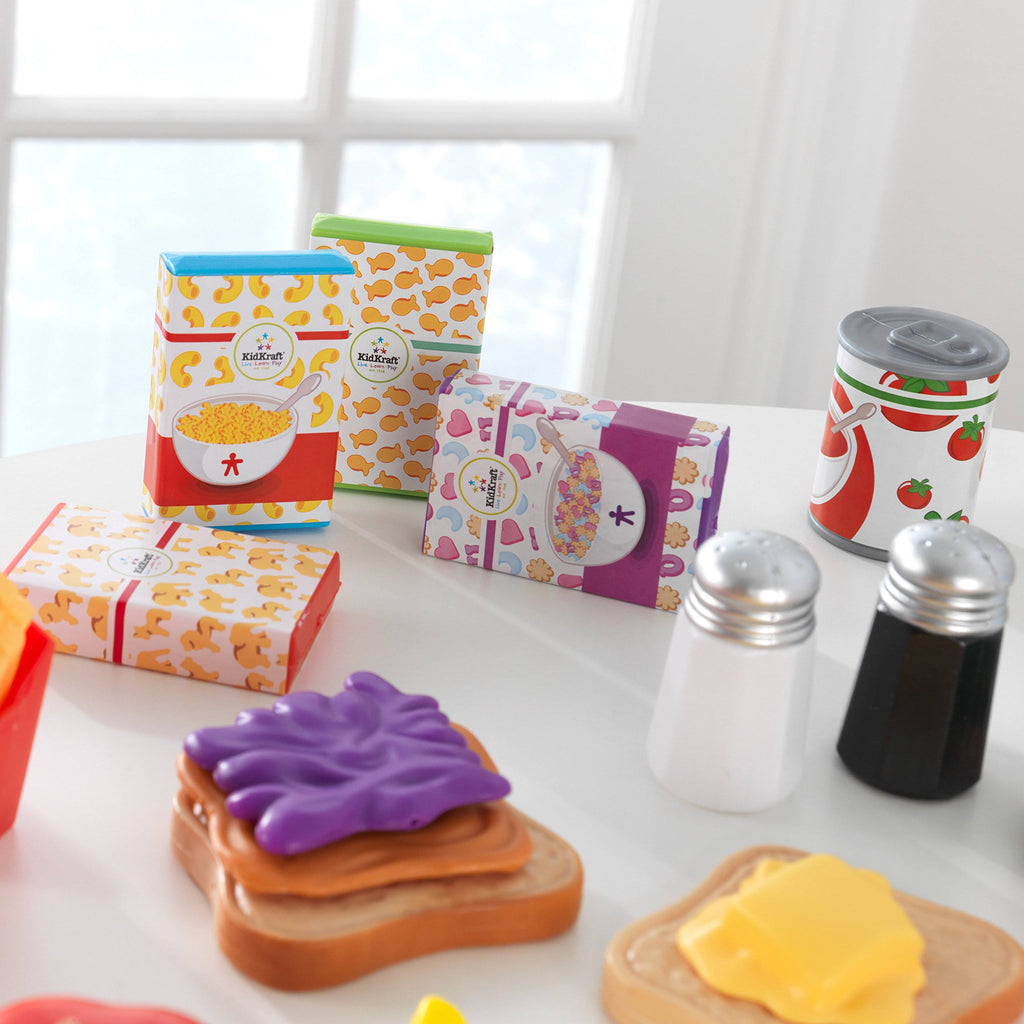 115 Pieces Play Food Set W605