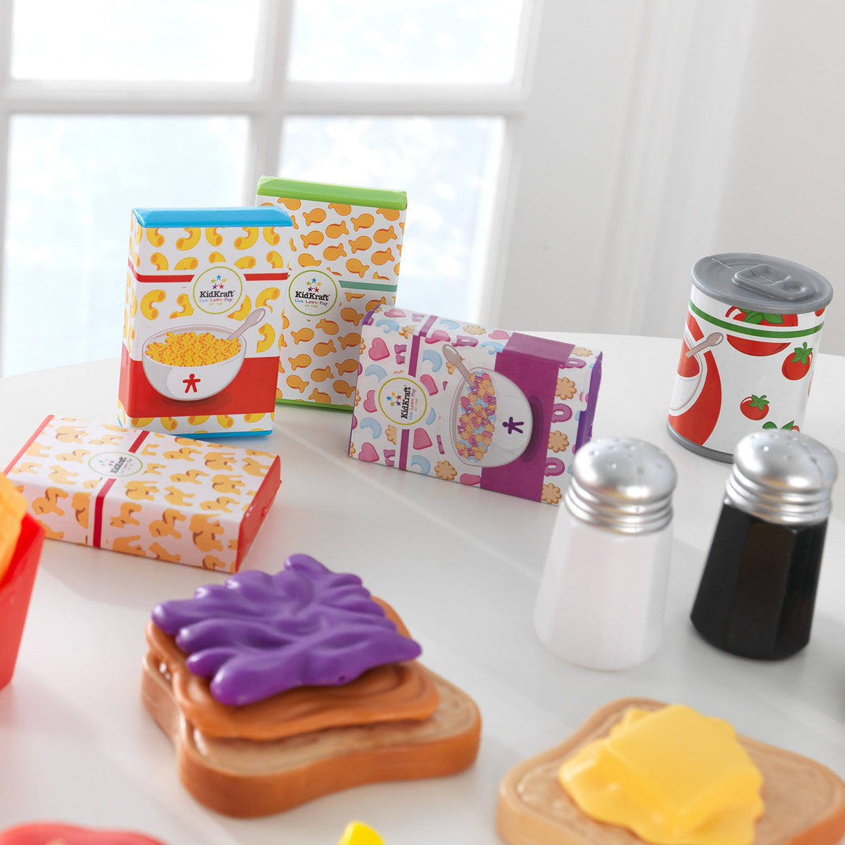 115 Pieces Play Food Set W605