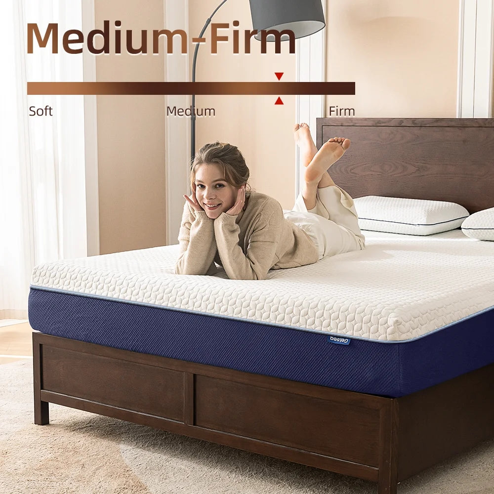Cooling Gel Memory Foam Hybrid Mattress, 6 Inch Twin A752