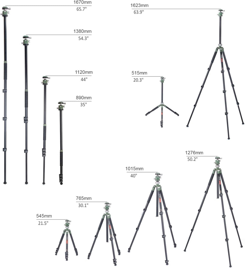 Aluminium 4-Section Camera Tripod with Ball Head N25836