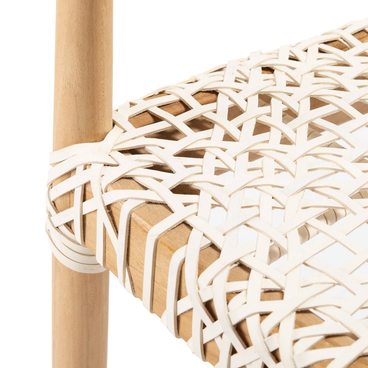 Natural / White Counter Stool E547