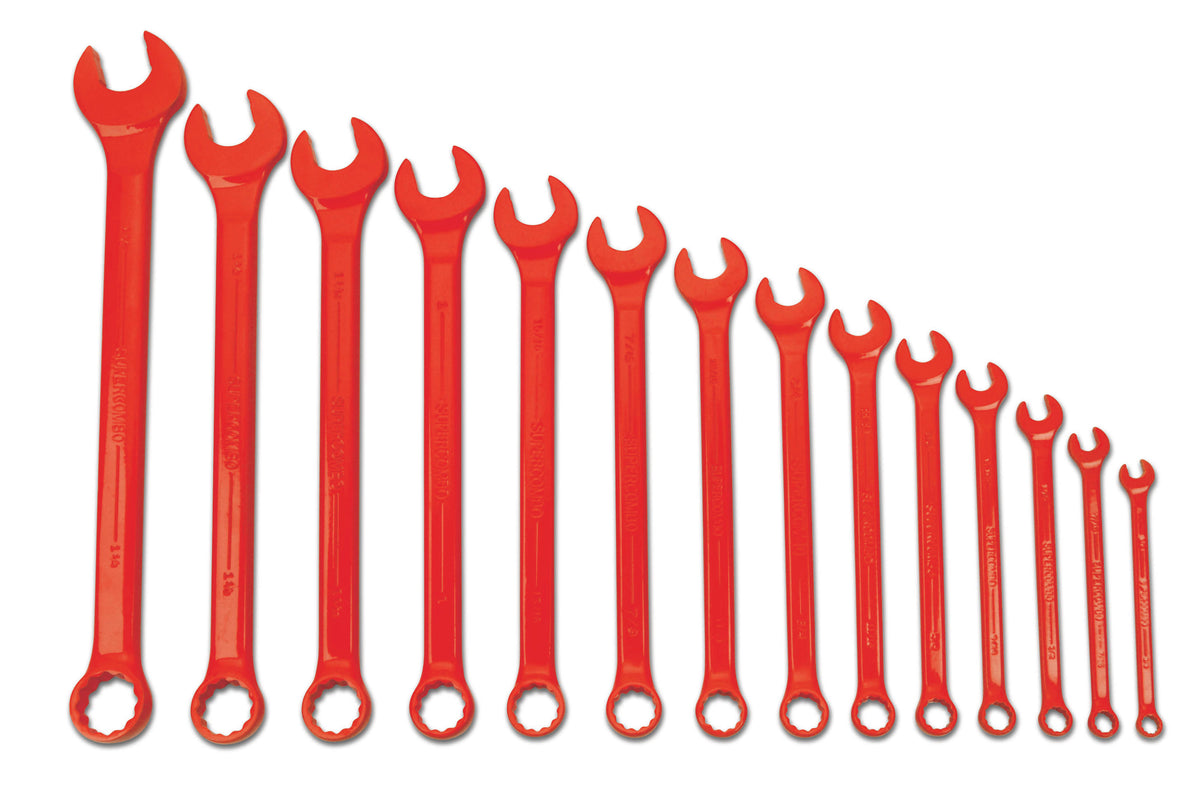 14-Piece Red Combination Wrench Set W7833