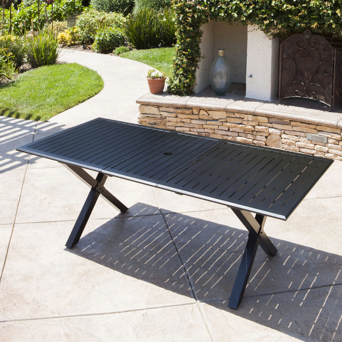 Cast Aluminum Rectangular Dining Table I50227