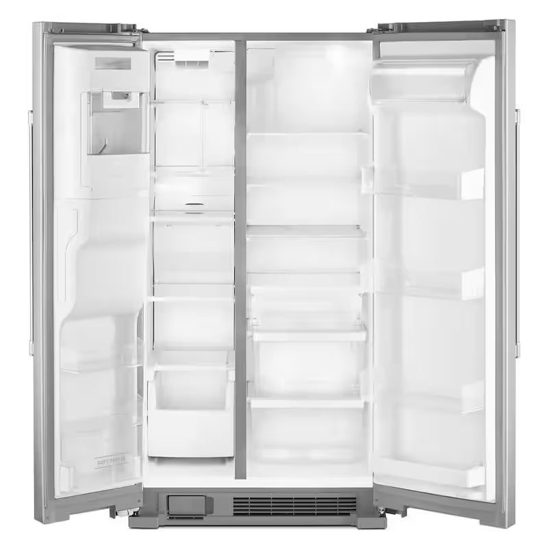 24.5 cu. ft. Side by Side Refrigerator Stainless Steel with Ice and Water Dispenser D83747