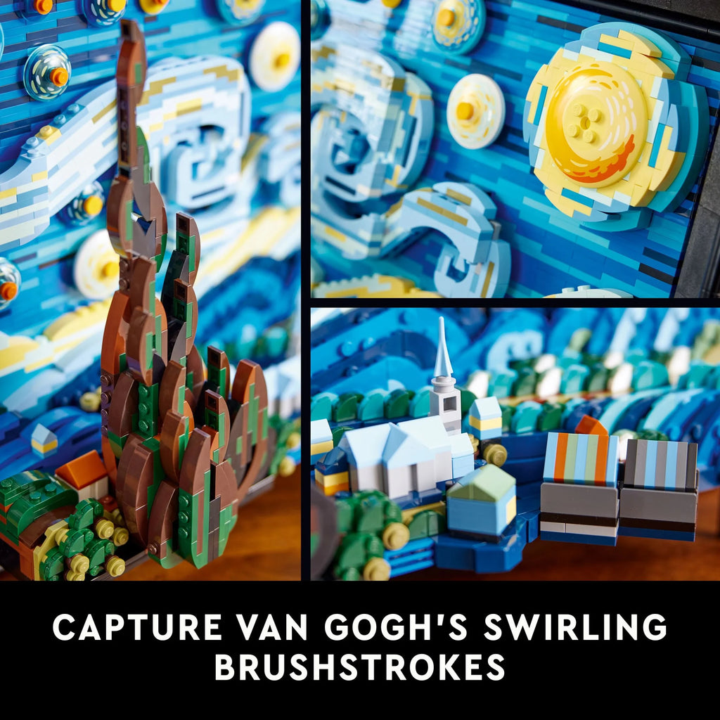 Vincent Van Gogh The Starry Night 3D Wall Art Building Set Q2745