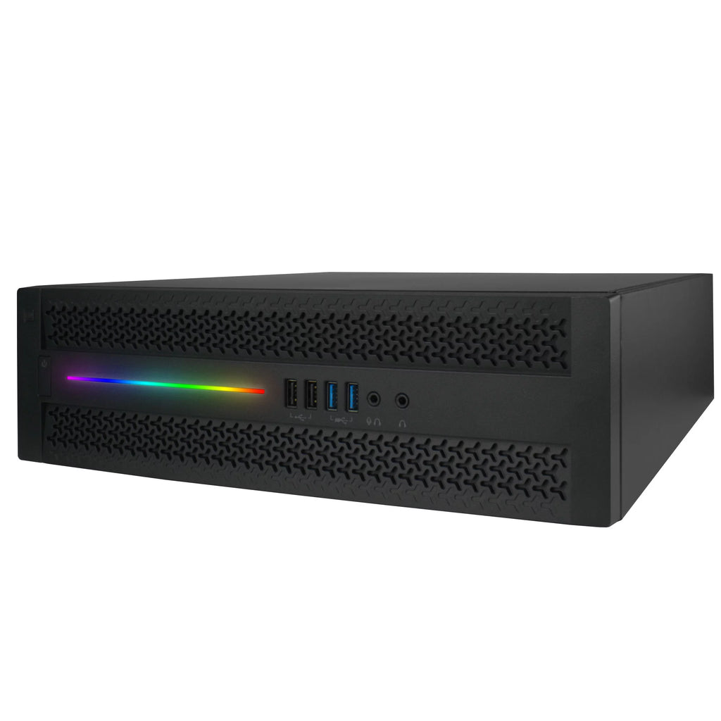 Refurbished Small Desktop Computer with 32GB RAM, 500GB SSD + 4TB HDD, Wi-Fi, Bluetooth, Win 10 Pro P16845