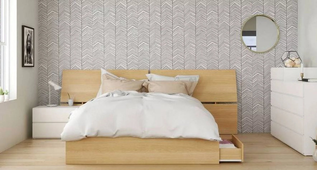 Queen Size Panoramic Headboard M692