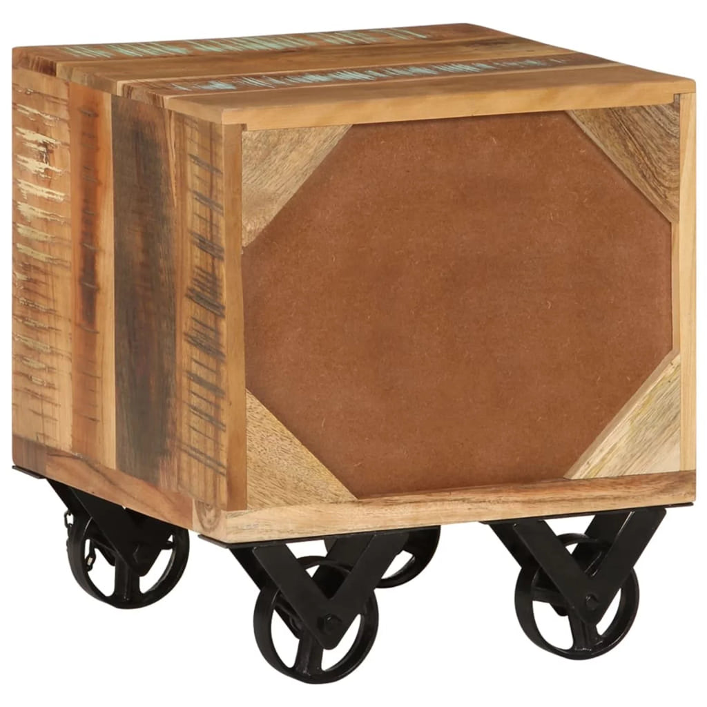 Solid Reclaimed Wood Side Table C448