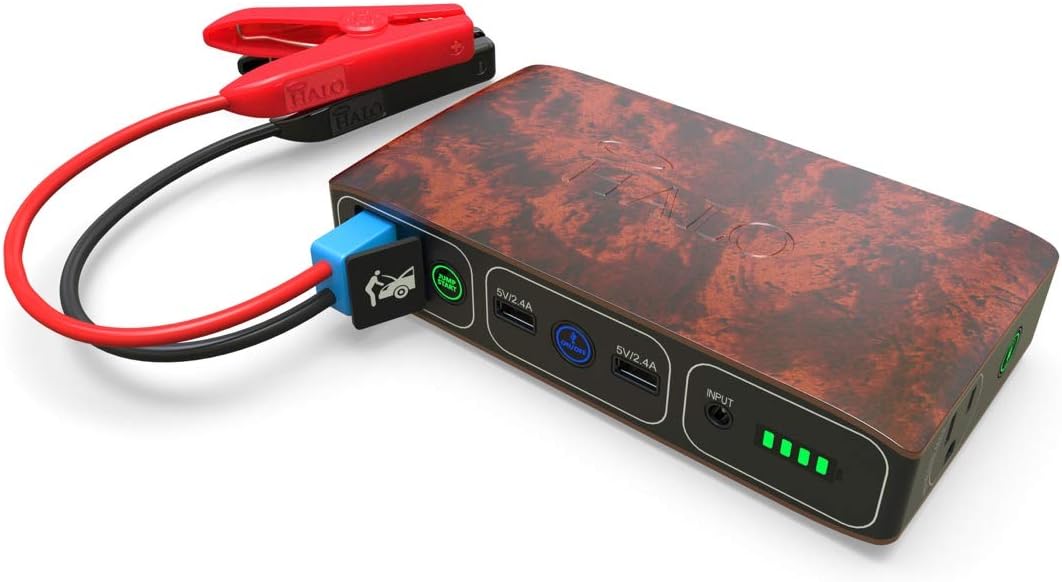 Rose Gold Portable Phone Laptop Charger Car Jump Starter with AC Outlet K53967