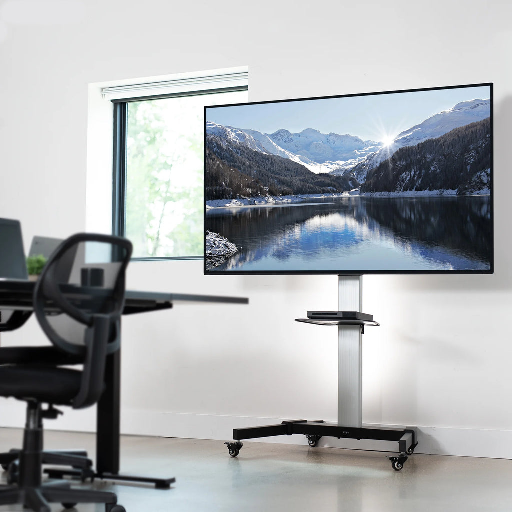 Heavy Duty Mobile TV Cart for 32" to 83" Flat Screen O148