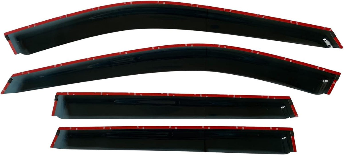 Tinted Side Window Vent Visor Rain Guards Compatible with Nissan Rogue 2021 2022, Pack of 2 S33103
