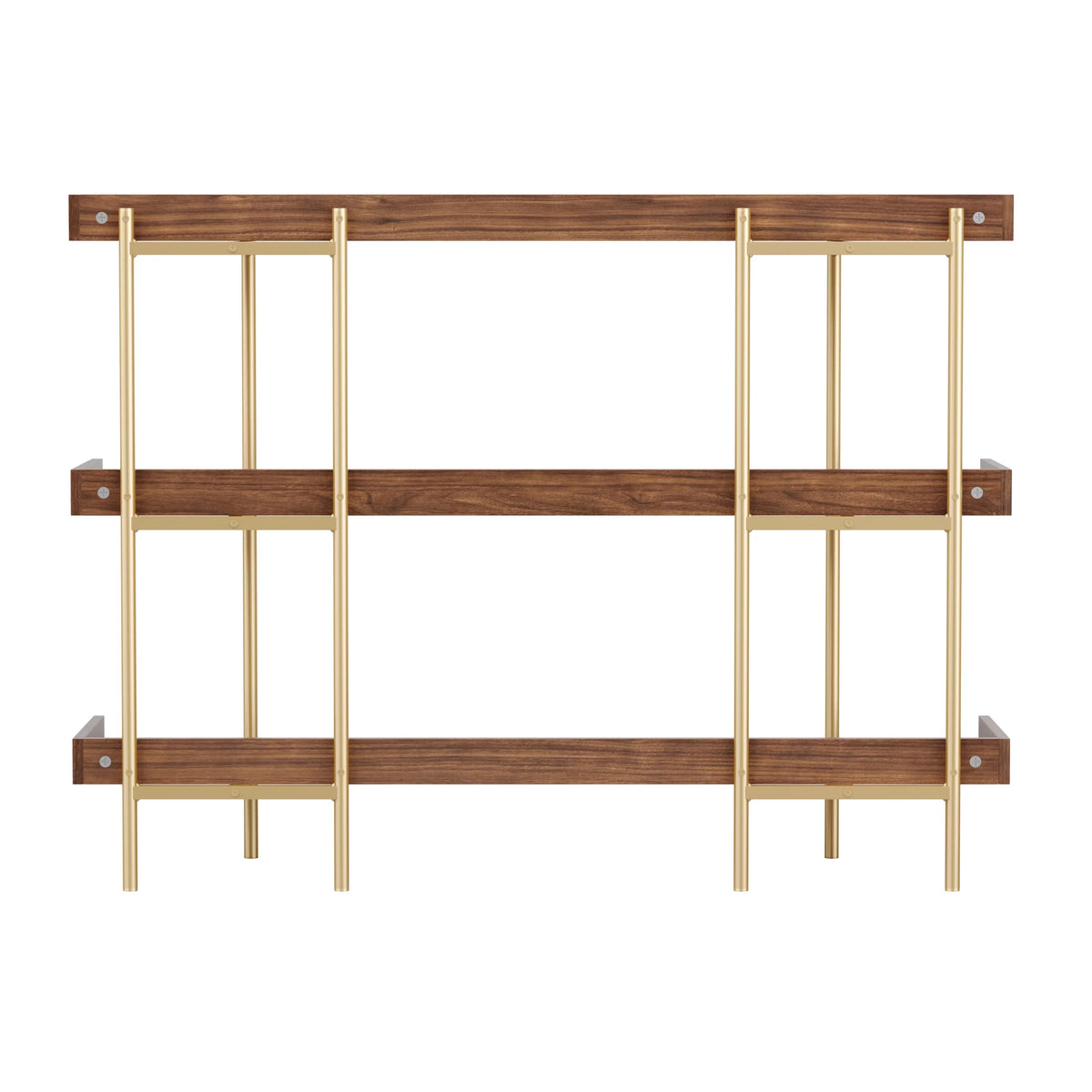 3 Shelf Storage Bookcase with Metal Frame C111
