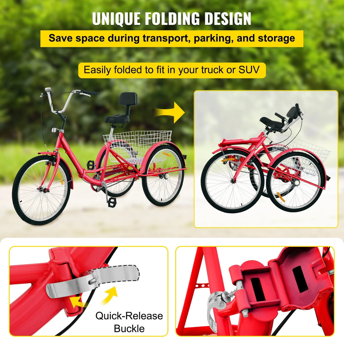 24'' 7-Speed Adult Tricycle J76305