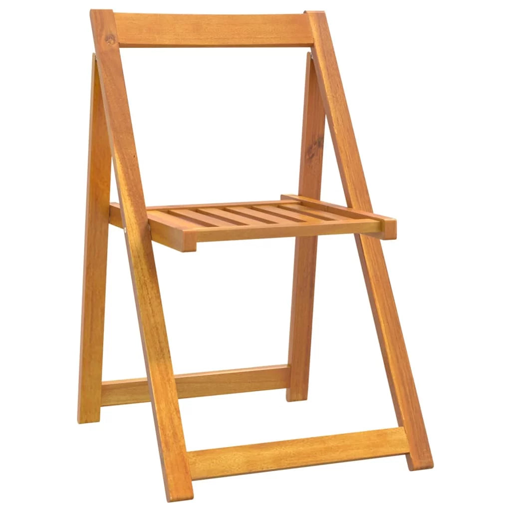 Folding Garden Chairs 6 pcs Solid Wood Acacia U832