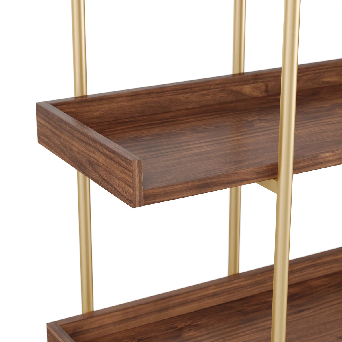 3 Shelf Storage Bookcase with Metal Frame C111