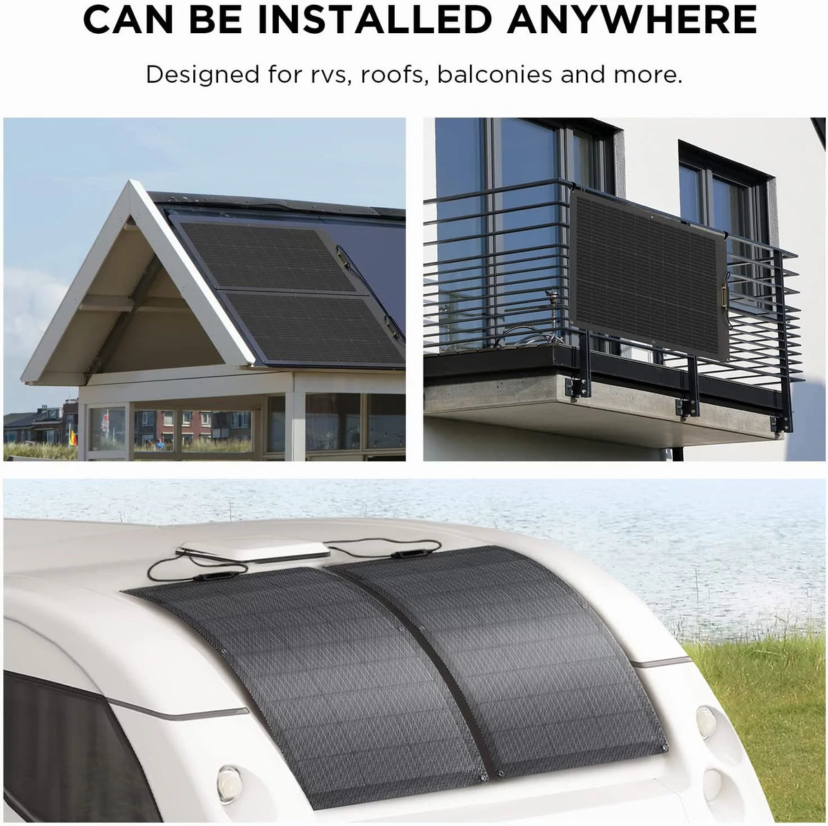 100W Flexible Solar Panel IP68 Waterproof A40172