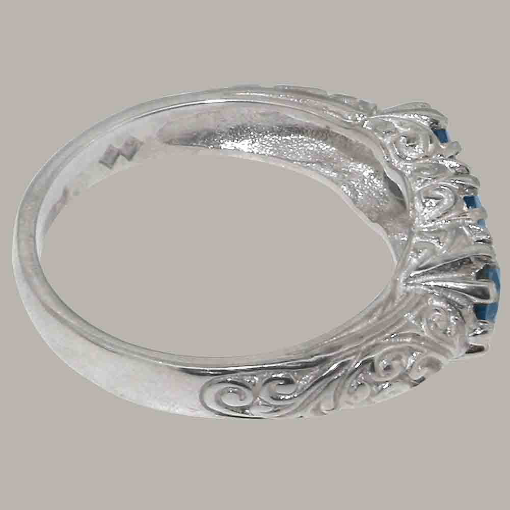 925 Sterling Silver London Blue Topaz Ring L779987