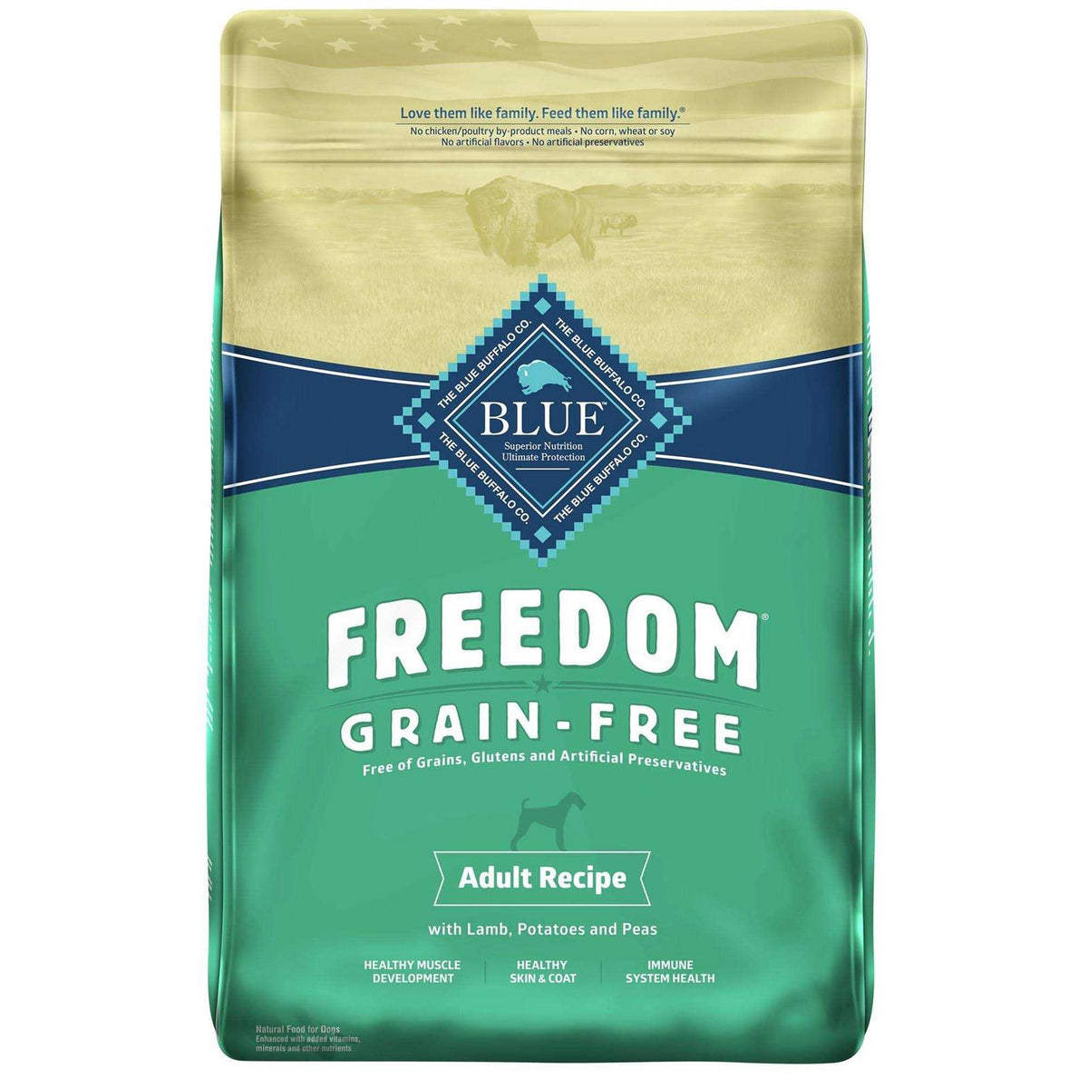 Grain-Free Lamb Recipe Dry Dog Food D182074