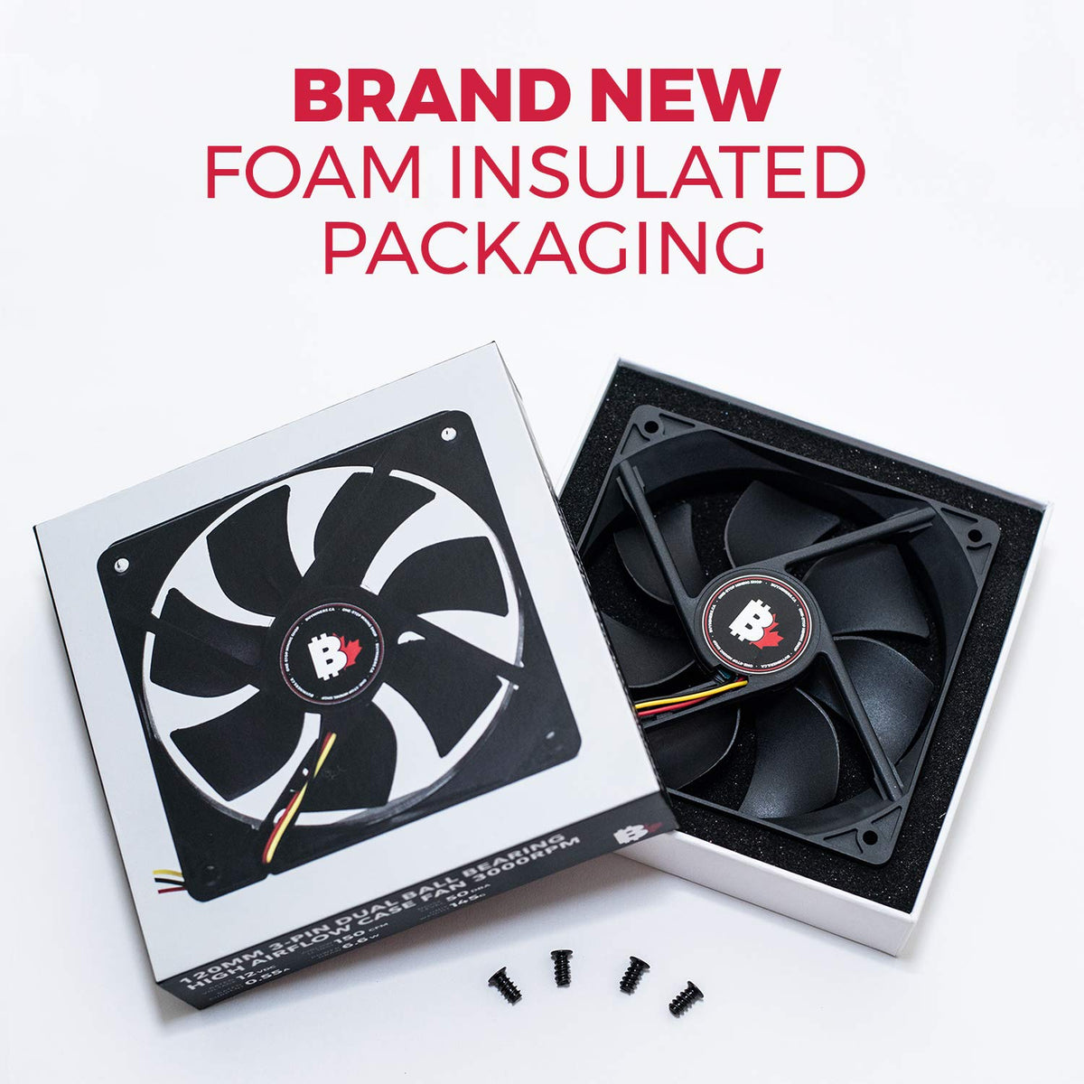 120mm 3-Pin 3000RPM Dual Ball Bearing Computer Case Fan R72543