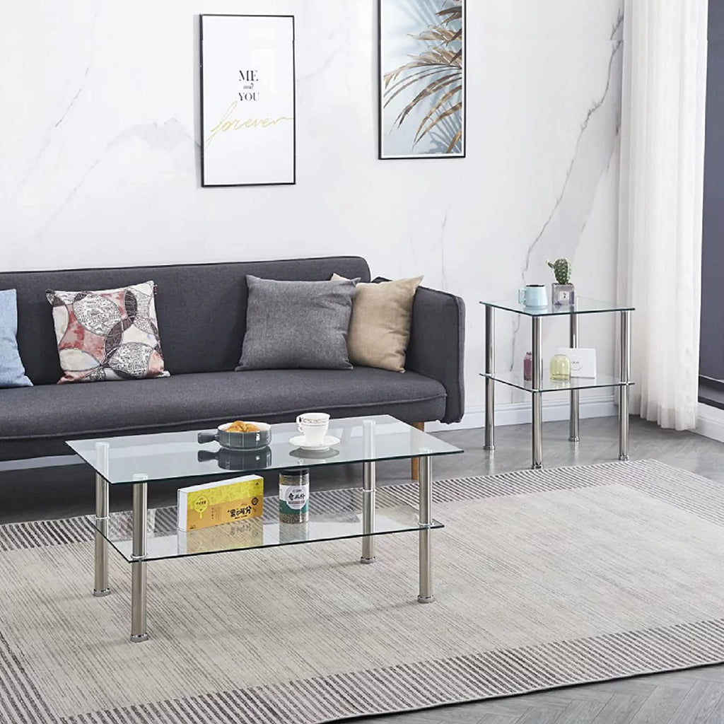Glass End Table C851