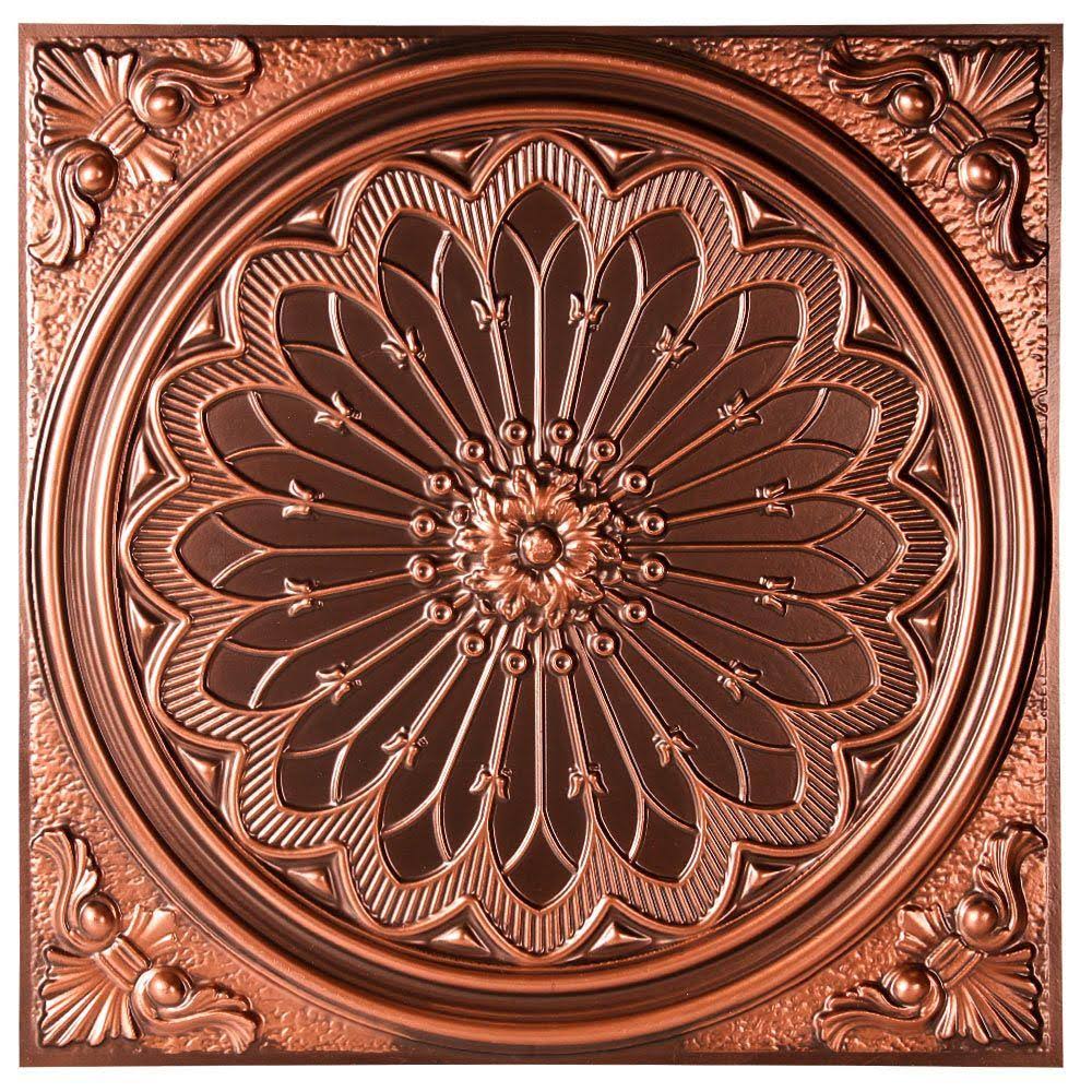 Antique Copper Lay-In Ceiling Tile E262198
