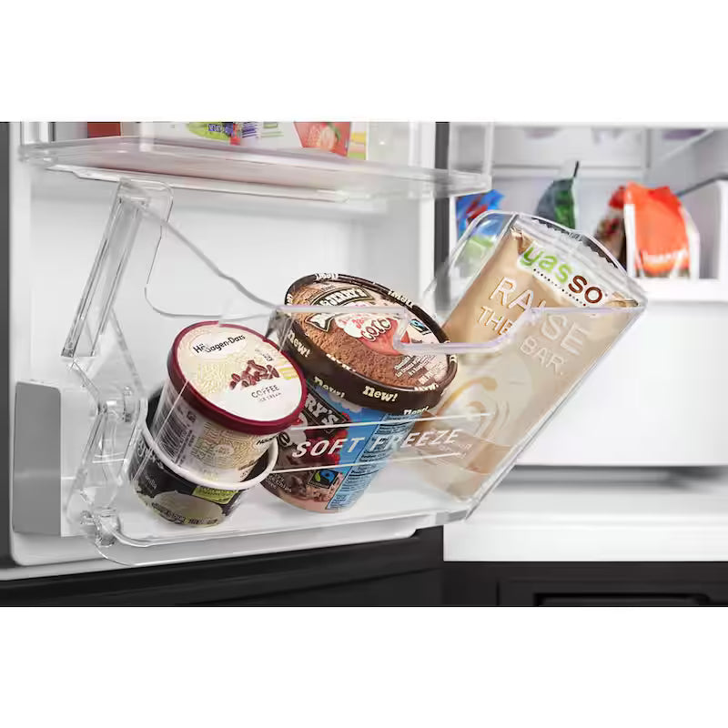 24.5 cu. ft. Side by Side Refrigerator Stainless Steel with Ice and Water Dispenser D83747