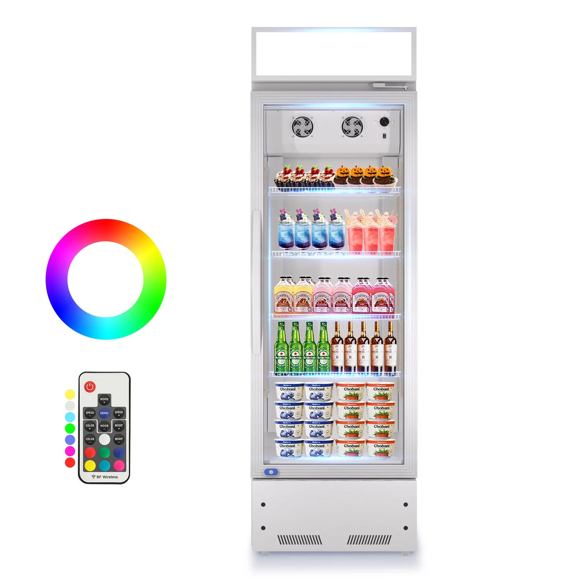 8.0 Cu.Ft Merchandising Refrigerator with Light Box U24999